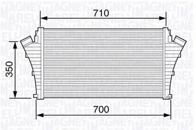MAGNETI MARELLI 351319203510 -  Интеркулер